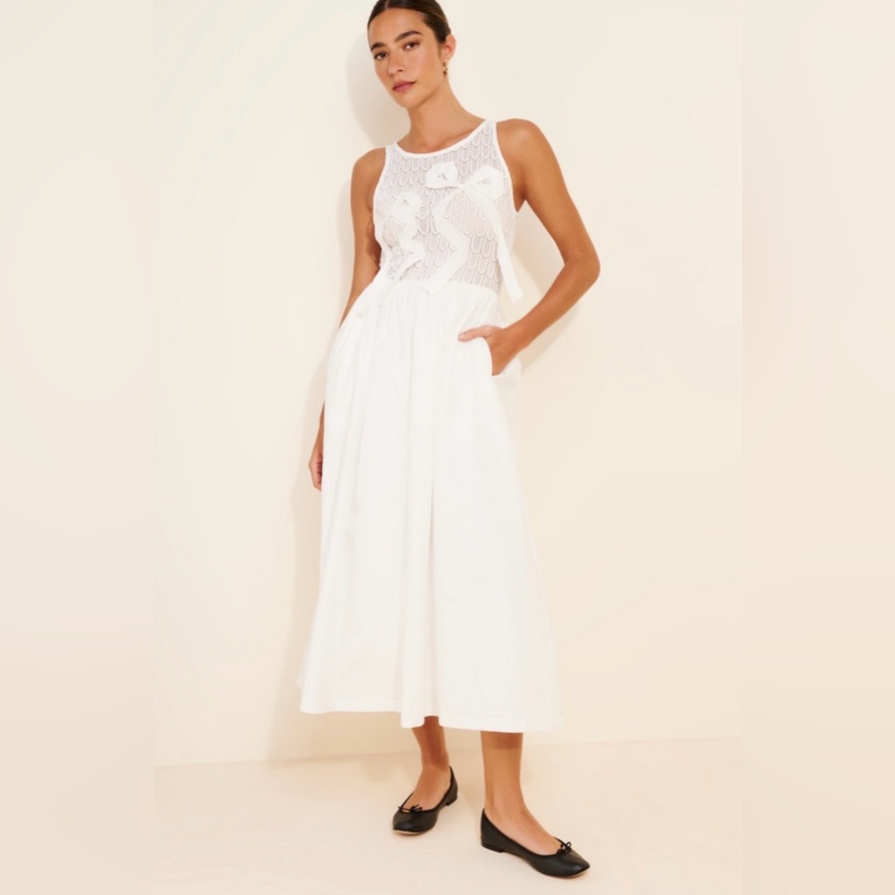 En Saison Denver Mixed Media Midi Dress - Picture 7 of 16